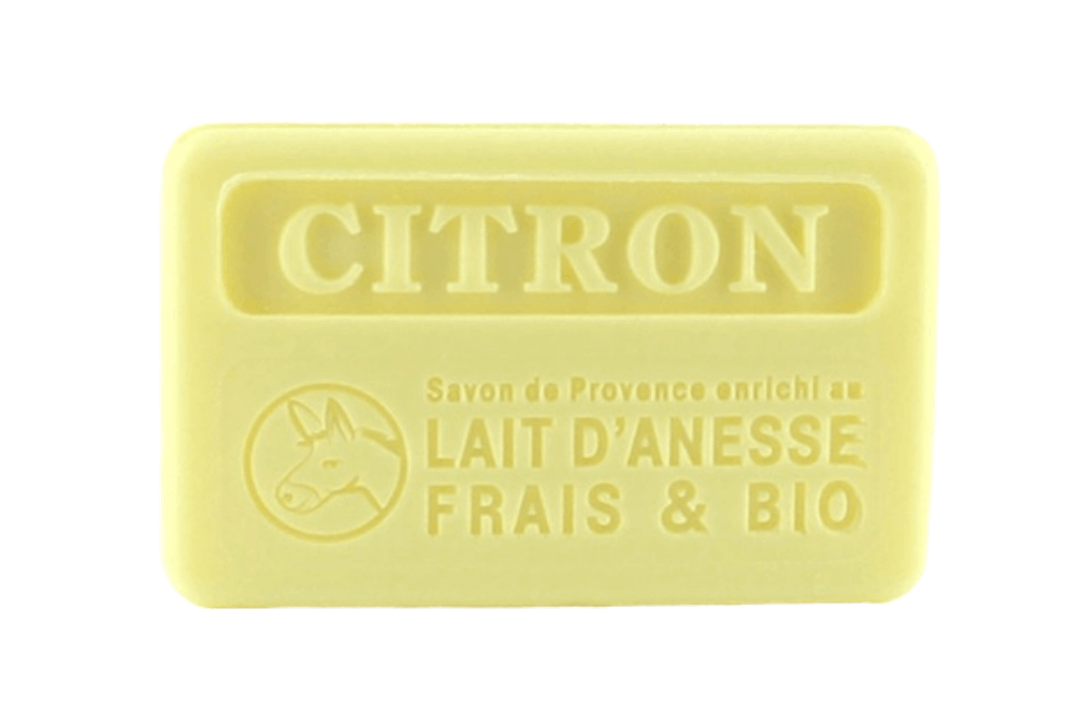 100g Bio Donkey Milk French Soap - Lemon